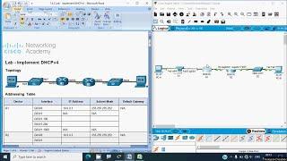 7.4.2 Lab - Implement DHCPv4