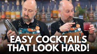 5 Cocktails that will impress, BUT ARE STUPIDLY EASY TO MAKE - No shaking!