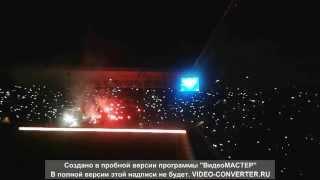 Погас свет на Днепр Арене 06 10 2013