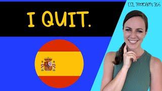 Why I QUIT Teaching in Spain