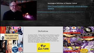Sociolinguistics: 1  Defining American Popular Culture