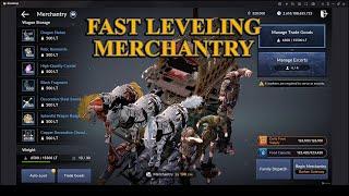 Black Desert Mobile | How to Fast Leveling Merchantry