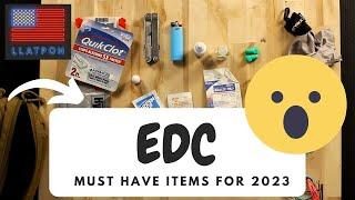 EDC 2023 - light and heavy 'every day carry' complete breakdown