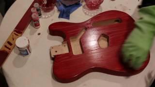 Harley Benton T-Style Guitar Kit Build - Part 3: Sanding & Staining