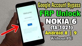 Nokia 6 FRP Bypass|Nokia 6(TA-1021) Google Account Bypass Easy Method(Without PC)