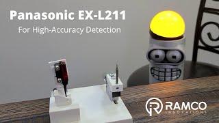 Panasonic EX-L200 Series Spot Reflective Laser Sensor for High Accuracy Detection