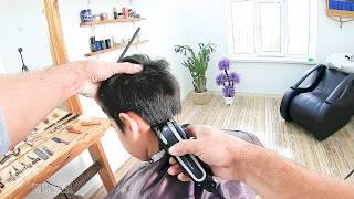 watch a haircut through the eyes of an asmr barber - hair cut tutorial @StylistElnar