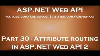 Attribute routing in ASP NET Web API 2