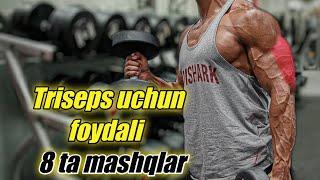 Triceps mashqlari | bilak chiqarish usullari |biceps va triceps mashqlari