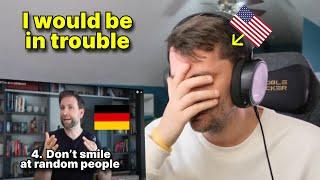 American Reacts to 16 Things NOT to Do in GERMANY