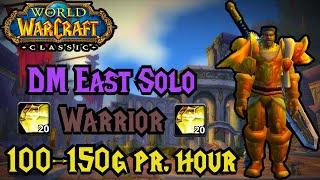 WOW Classic - Warrior soloing Dire Maul East (jumpruns)