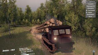 SpinTires 2017  ТТ-- 4 КАРТА  БОЛОТИНА