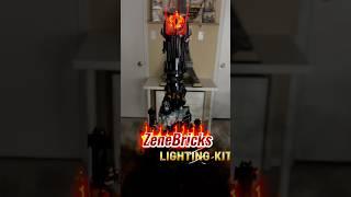 Lighting up Barad-dur / LEGO LOTR / Zene Bricks