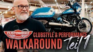 How Dirty + Independent Choppers | Clubstyle & Performance Walkaround [1/3] | Custombike Show 2023