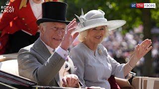 Royal Ascot | The King and Queen are joined by The Princess Royal for the Royal Procession