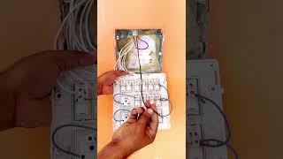 @electricsciencetrick  18 model switch bord wiring #electricsciencetrick