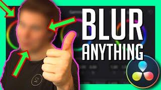 How To Blur ANYTHING in DaVinci Resolve 17 - Resolve Basics Tutorial for Beginners