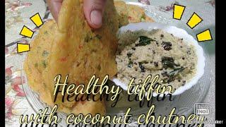 Healthy tiffin with coconut chutney/ Nasifa's kitchen