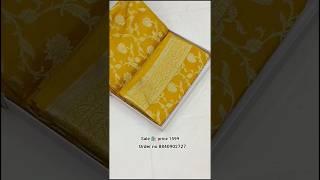 so beautiful fancy banarasi silk saree ️ women traditional saree #available #silksaree