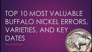 Top 10 Most Valuable Buffalo Nickels ($300000+) - Errors, Key Dates, Varieties