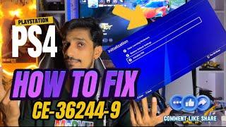 How To Fix PS4 Error CE-36244-9 Data Corrupted Error PlayStation