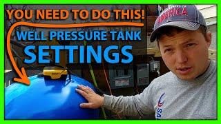 How To Set Well Pressure Tank Air Pressure