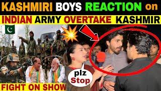 KASHMIR BOYS REACTION WHEN THEY HEARD INDIAN ARMY OVERTAKE KASHMIR