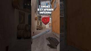 Easiest smoke in INFERNO to B CT SPAWN from BANANA! #cs2 #csgo #counterstrike #counterstrike2