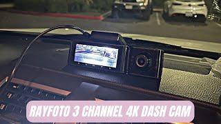 Rayfoto 3 Channel 4K Dash Cam Review & Instructions Manual | Best Seller 3 Channel 4K Dash Cam