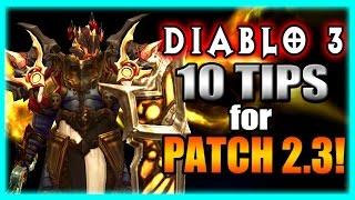 Diablo 3 - 10 Tips for Fast Leveling and Progression in Patch 2.3! Season 4 Starts Aug 28th!