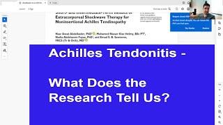 Achilles Tendonitis Research - Outcomes with Shockwave Therapy | Seattle Podiatrist