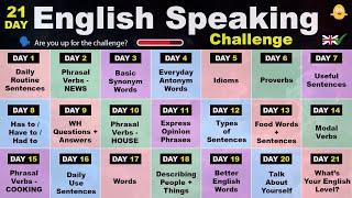 The 21-Day English Speaking Challenge!