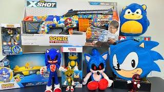 Halloween Sonic Exe Spooky | Sonic The Hedgehog Unboxing Review | Huge X Shot Blaster