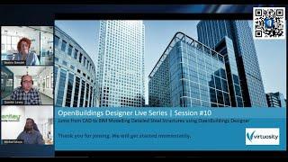 OpenBuildings Live Series #10 – Modelling Detailed Steel Structures Using OpenBuildings Designer