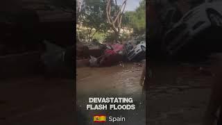 Devastating scenes as floodwaters recede | The destruction of Dana in Valencia #flooding #flashflood