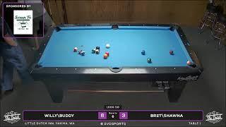 WILLY\BUDDY vs BRET\SHAWNA - LITTLE DUTCH INN - TABLE 1 | EvoSports