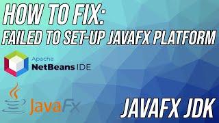 [SOLVED] Netbeans 15 JavaFX JDK Not Found Automatically