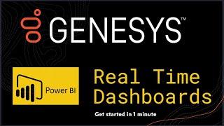 Genesys Cloud Power BI dashboards