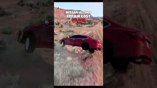 How much does it cost to repair a car after a jump?