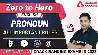 Important Pronoun Rules in English Grammar | Adda247 Banking Classes | Lec-10