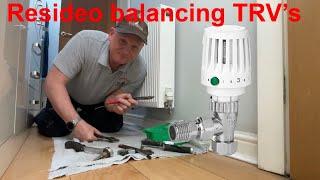 Resideo Honeywell home Auto balancing TRV's, unboxing, reviewing, installing and setting up.