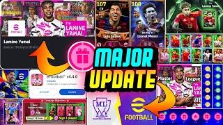 eFootball™ 2025 New Update Is Here Master League Leaked News, Free Epic & Free Coins Campaign