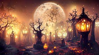 Halloween Spooky Ambience - Eyes of Jack O' Lanterns  Dark, Spooky, Hornor | Scary Halloween Music