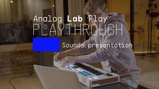 Playthrough | Analog Lab Play | ARTURIA