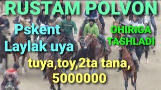 #RUSTAM TOYTEPA PSKENT LAYLAK UYA OHIRI TASHLADI, #KOPKARI#ULOQ#POLVON,