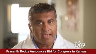 Prasanth Reddy Announces Bid for Congress in Kansas | Diya TV News