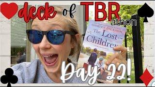 #DeckofTBRathon Vlog Day 22! Finishing a really good book and enjoying the great outdoors!