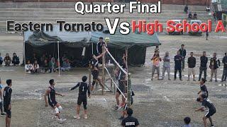 Eastern Tornato Tuensang Vs High school A. Quarter Final, 3rd Edition Open Volleyball Trophy 2024