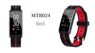 maxtop MTB024 fitness tracker operation video