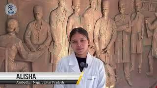 Student Review Time: Alisha from Uttar Pradesh, India at #samarkandstatemedicaluniversity #arsaledu